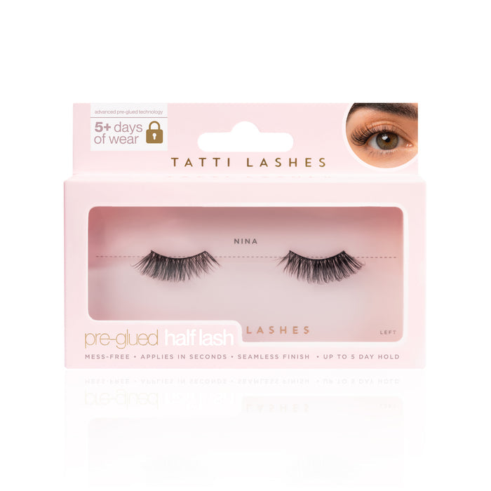 Nina Pre-Glued Half Lashes