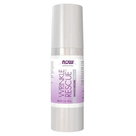 NOW FOODS SOLUTIONS Wrinkle Rescue Moisturizer Restore مرطب البشرة من ناو