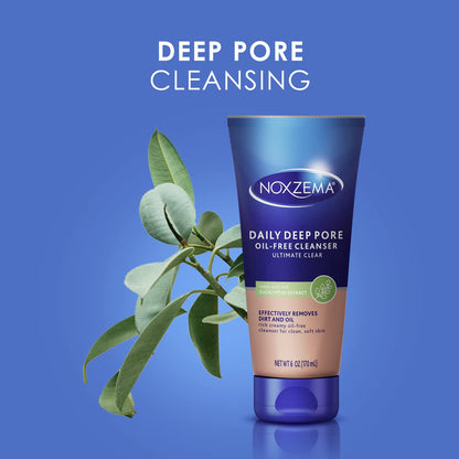 Noxzema Triple Clean Anti - Bacterial Lathering Cleanser 6oz - ikatehouse