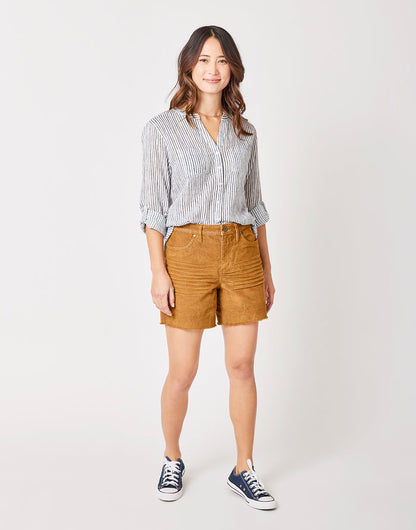 Oahu Hi Rise 6" Short: Cocoa - - FINAL SALE