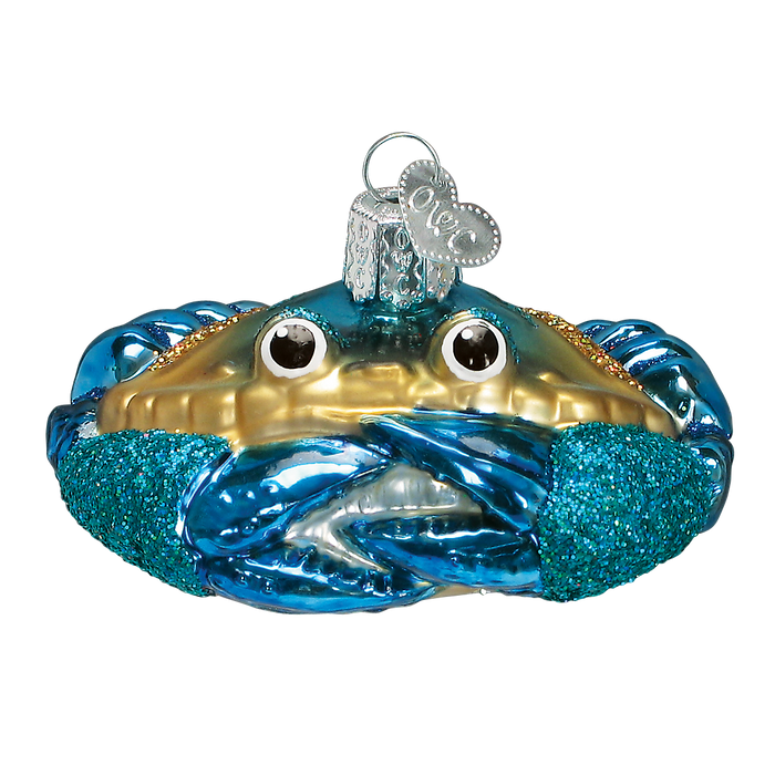 Old World Christmas - Blue Crab Ornament