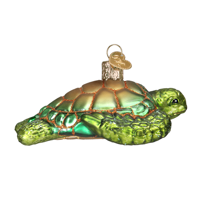 Old World Christmas - Green Sea Turtle Ornament.