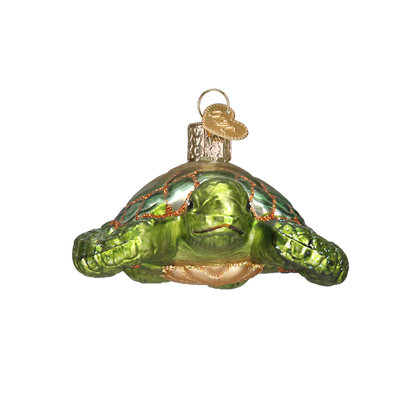 Old World Christmas - Green Sea Turtle Ornament.