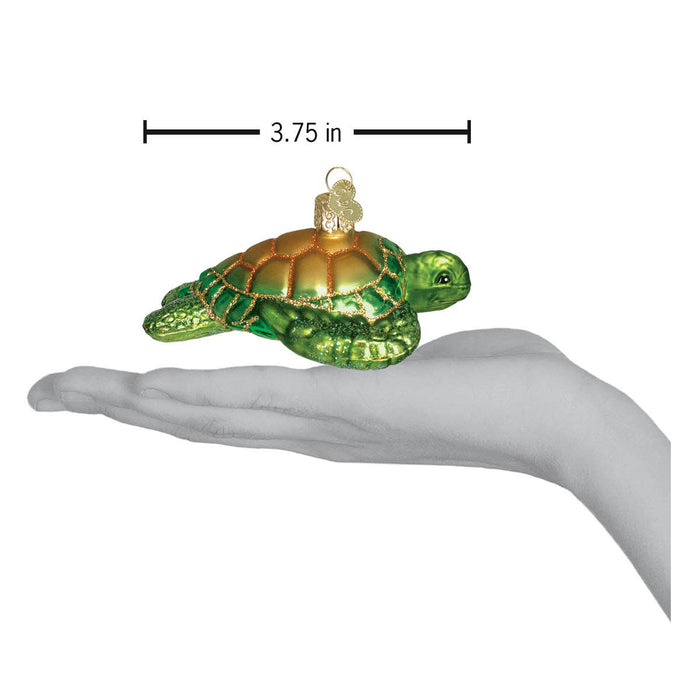 Old World Christmas - Green Sea Turtle Ornament.