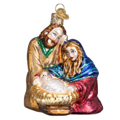Old World Christmas - Holy Family Ornament