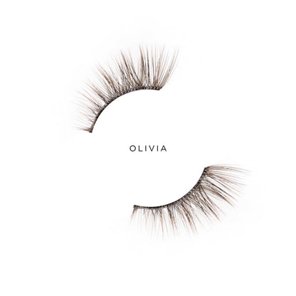 Olivia Pre-Glued Half Lashes