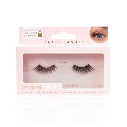 Olivia Pre-Glued Half Lashes