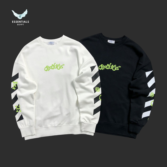 Off White Opposite Arrow Boxy Crewneck Sweatshirt - ESSENTIALS EGYPT