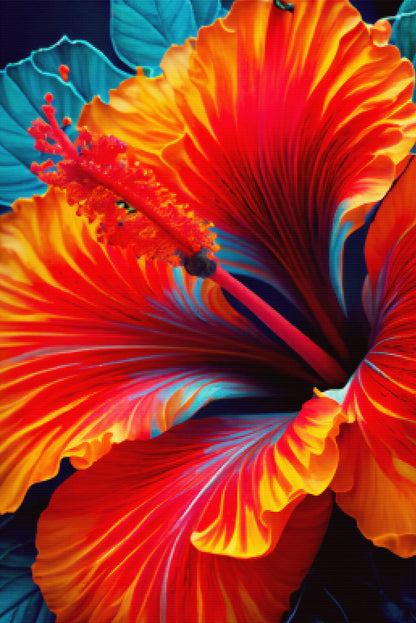 Orange Hibiscus