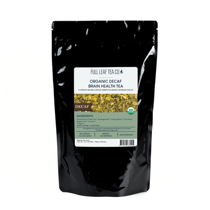 Organic Decaf Brain Health Tea - Loose Leaf Tea - Full Leaf Tea Company