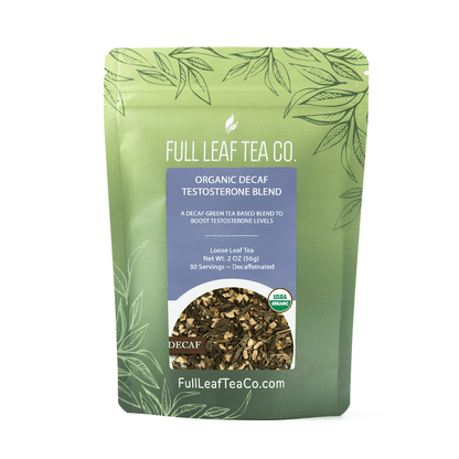 Organic Decaf Testosterone Blend - Loose Leaf Tea - Full Leaf Tea Company