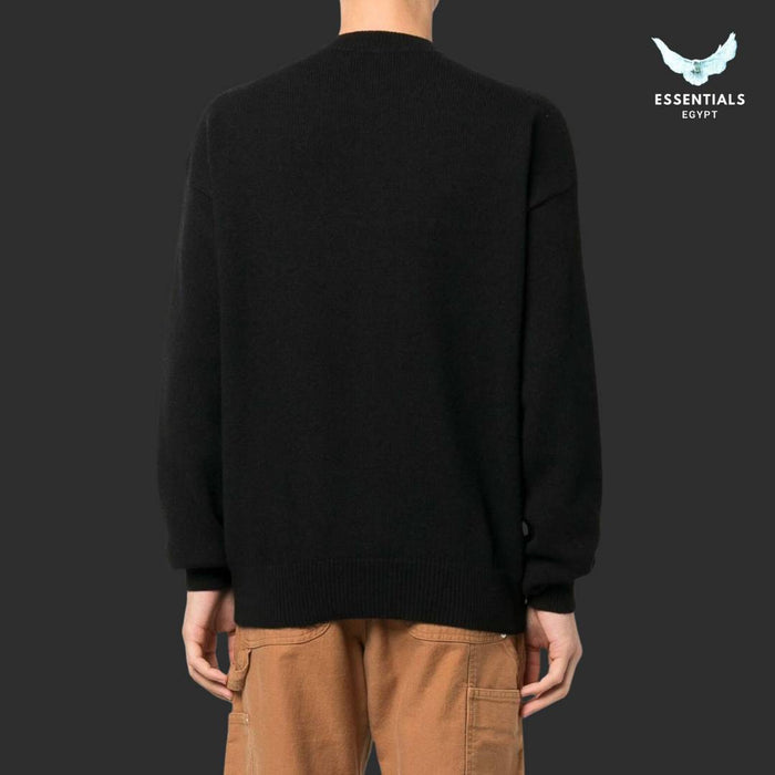 Palm Angels Sketchy Intarsia-Knit Sweater with bold graphic knit design