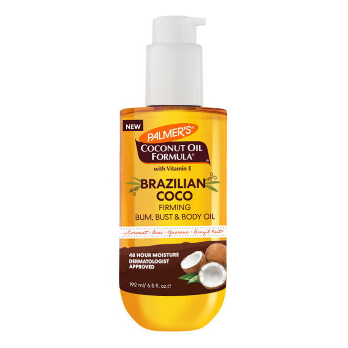 Palmer's Coconut Oil Formula Brazilian Coco Firming Bum Bust & Body Oil 6.5oz/ 192ml