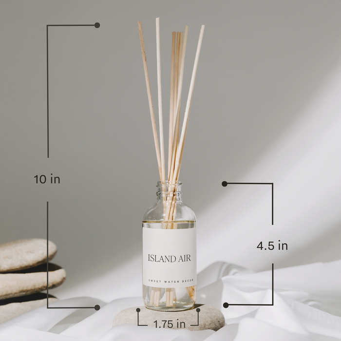 Palo Santo Patchouli Clear Reed Diffuser - Home Decor & Gift