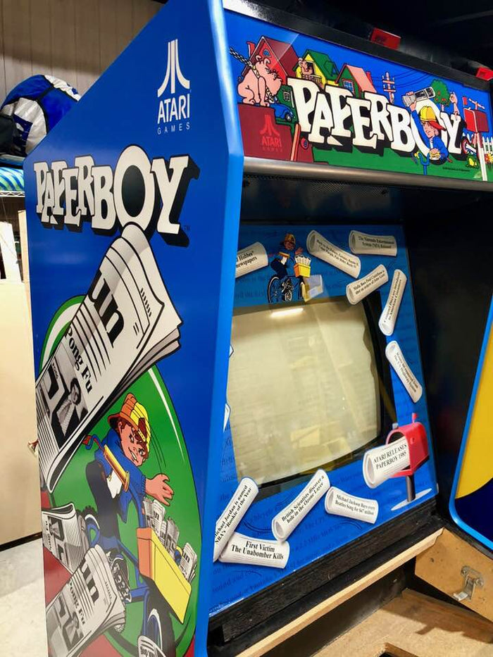 Paperboy Custom Arcade Bezel - Escape Pod Online