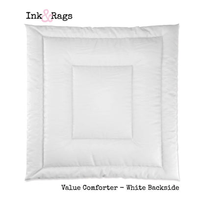 Pastel Flower and Skull Striped CREAM Bedding Collection