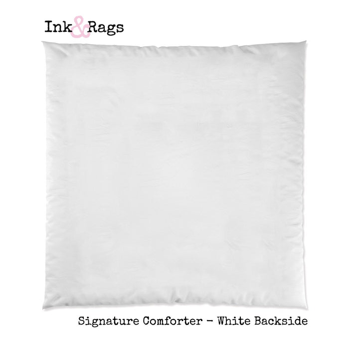Pastel Flower and Skull Striped CREAM Bedding Collection