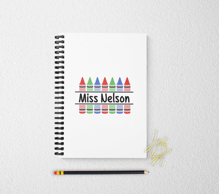 Personalized notebook teachers