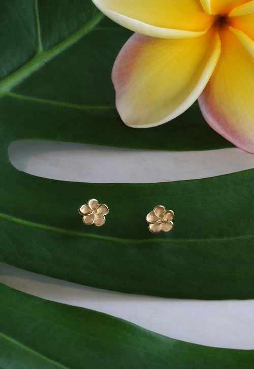 Petal Plumeria Studs