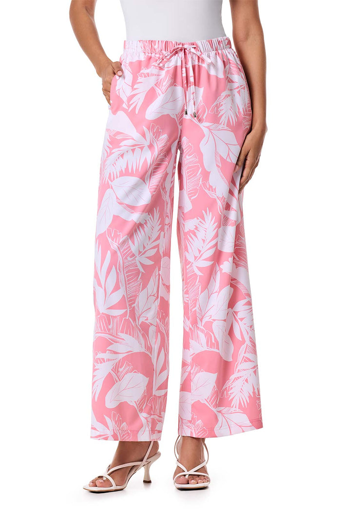 Color_Flamingo Pink Palm Paradise