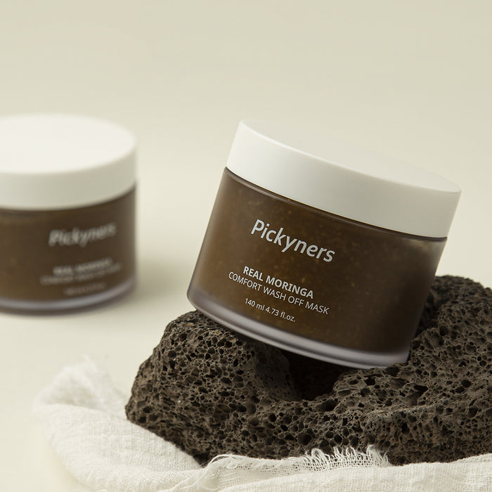 [ Pickyners ]  Real Moringa Comfort Wash-Off Mask