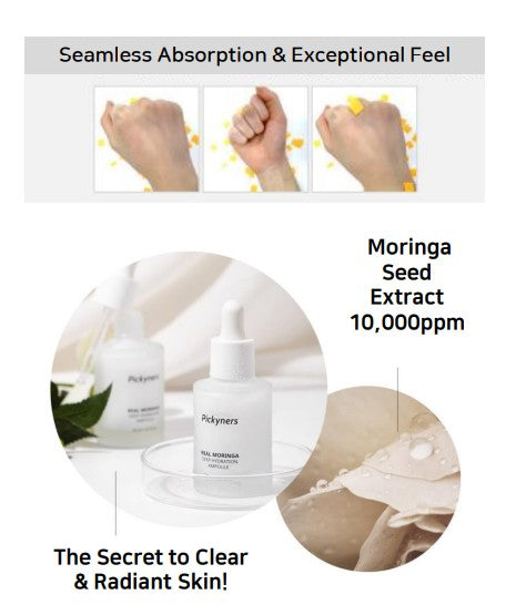 [ Pickyners ]  REAL MORINGA DEEP HYDRATION AMPOULE
