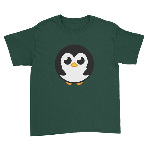 Pingu - Kids Youth T-Shirt Forest Green