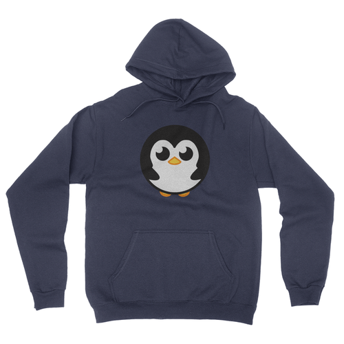 Pingu - Unisex Pullover Hoodie Navy