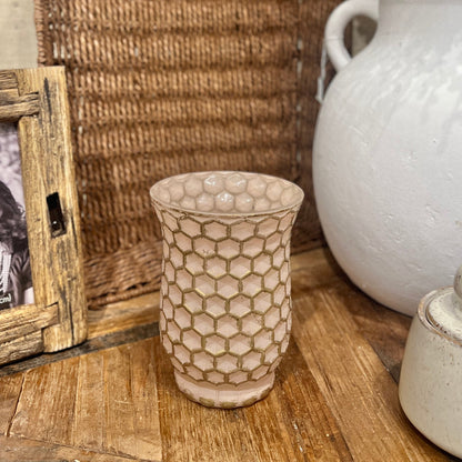 Pink Textured Vase