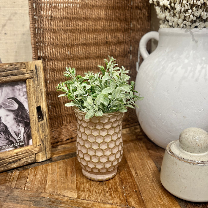 Pink Textured Vase