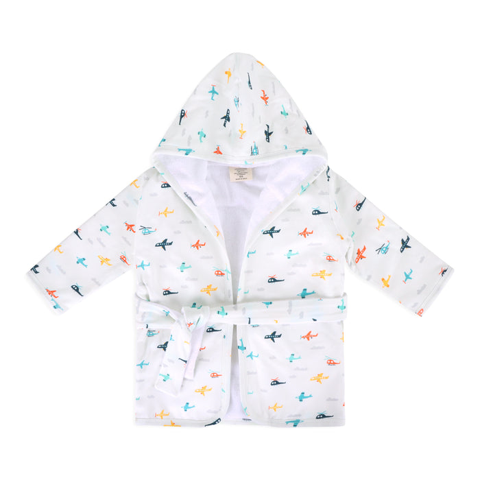 Planes Baby Bathrobe (Organic Jersey)