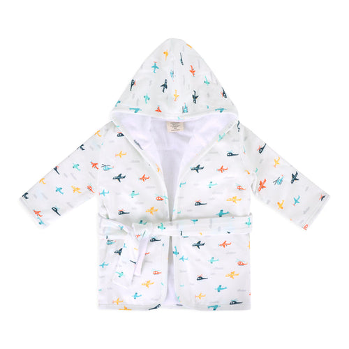 Planes Baby Bathrobe (Organic Jersey)