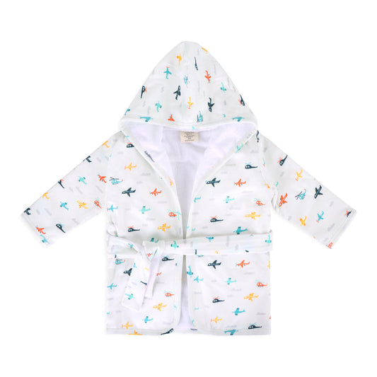 Planes Baby Bathrobe (Organic Jersey)