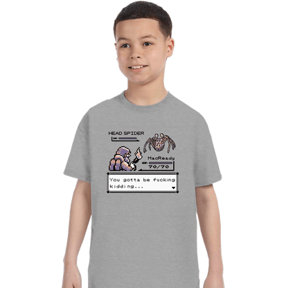 Secret_Shirts T-Shirts, Youth / XS / Sports Grey Pocket Thing