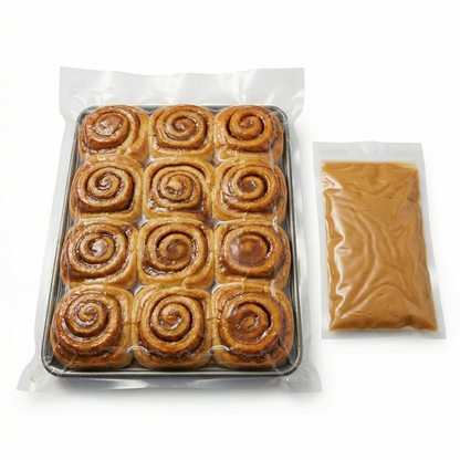 Precooked Cinnamon Rolls | Caramel and Pecan | 24 Rolls | Stacy Lynn's Baking Company | Shipping Included