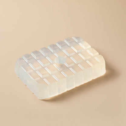Premium Crystal Clear Melt & Pour Soap Base - 2 lb Tray - close-up