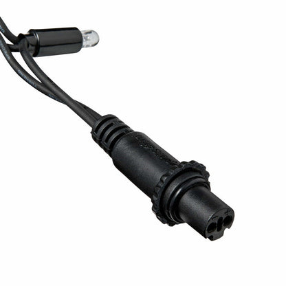 Pro Connect 15m 150 Blue & White Connectable String Lights Black Cable