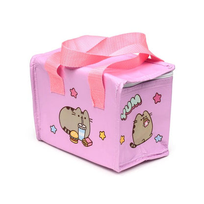 pusheen the cat insulated cool bag rear view with carry handles visible