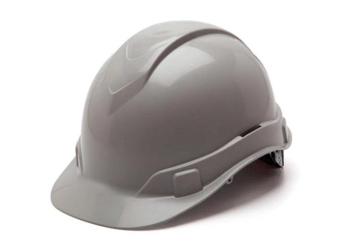 Pyramex Ridgeline 4-Point Ratchet Cap Hard Hat Hard Hats & Accessories Pyramex Gray OS