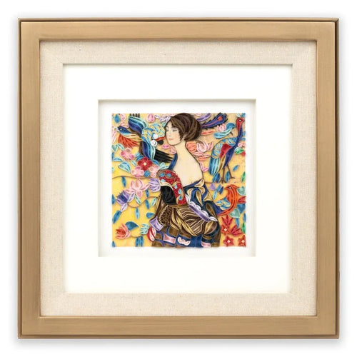 Quilling Card - Gold Sq Artist Series Frame