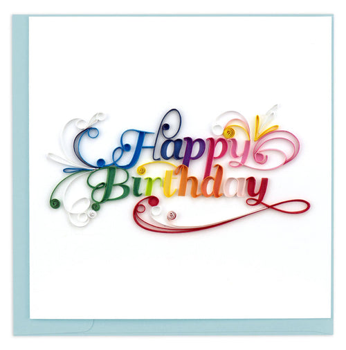 Quilling Card - Happy Birthday