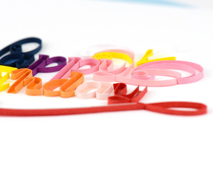 Quilling Card - Happy Birthday