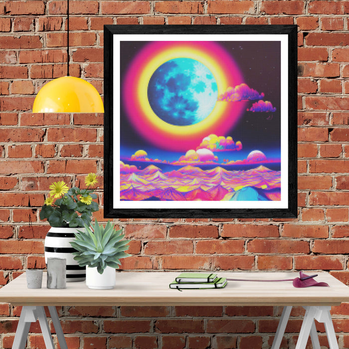 Radiant Psychedelic Moon