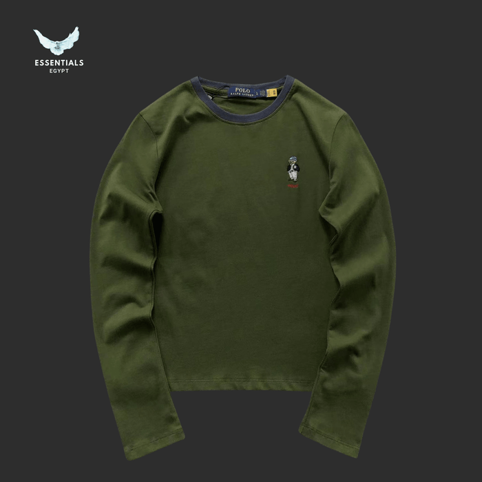 Ralph Lauren Bear Crewneck – Embroidered Logo Sweatshirt - ESSENTIALS EGYPT