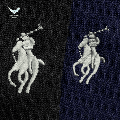 Ralph Lauren Button T-Shirt – Knit Texture Edition - ESSENTIALS EGYPT