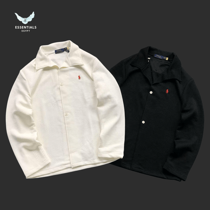 Ralph Lauren Button - Up Shirt – Cotton Knit - ESSENTIALS EGYPT