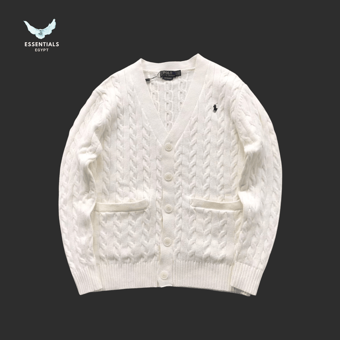 Ralph Lauren Cable Knit Cardigan – Signature Style - ESSENTIALS EGYPT