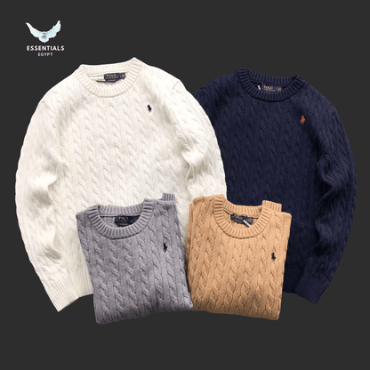 Ralph Lauren Cable - Knit Sweater – Crewneck - ESSENTIALS EGYPT