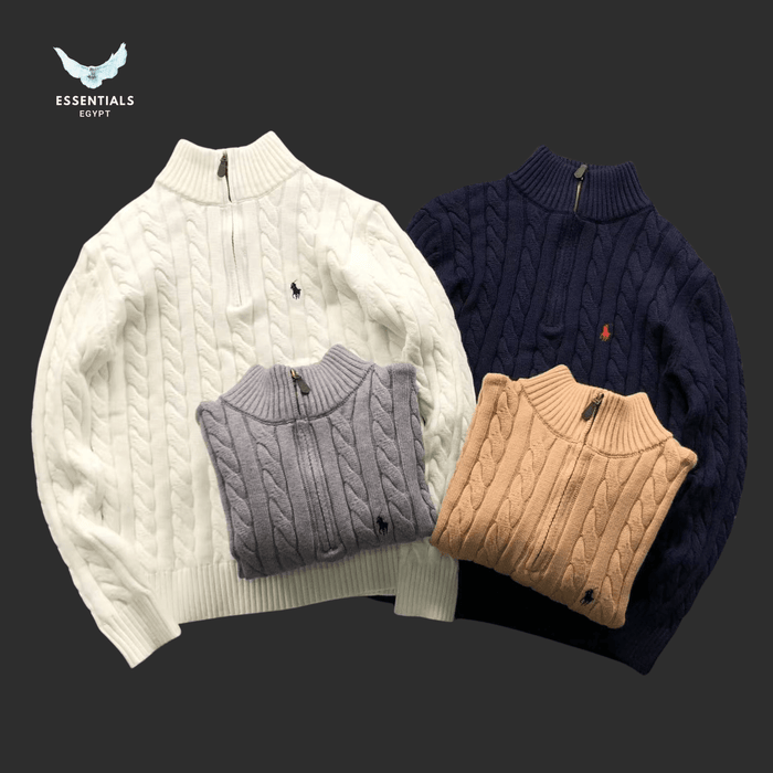 Ralph Lauren Cable - Knit Sweater – High Neck - ESSENTIALS EGYPT