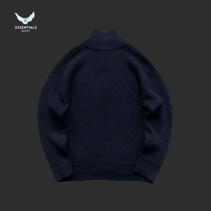 Ralph Lauren Cable Knit Sweatshirt – Cream & Grey - ESSENTIALS EGYPT